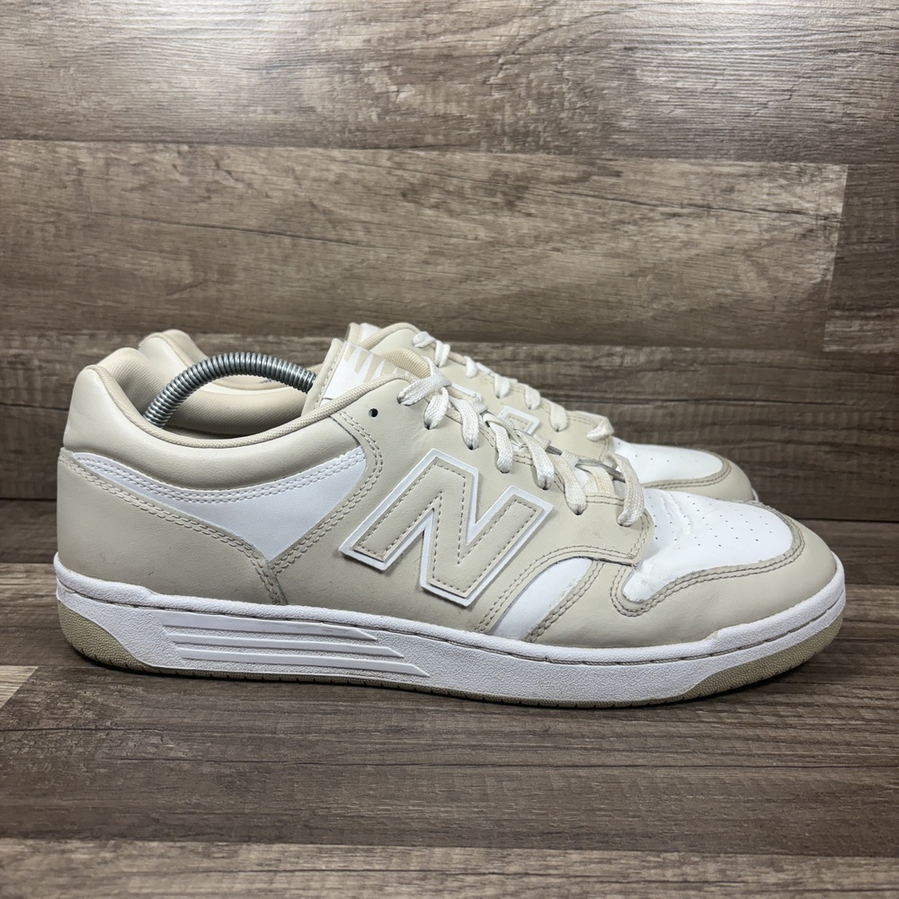 New Balance 480 Tan White Mens US Size 14 EUR 49 BB480LBB Sneakers